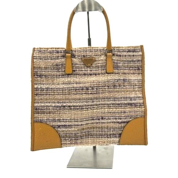 Vintage Prada Enameled Metal Triangle Tote with COA - Picture 3 of 12